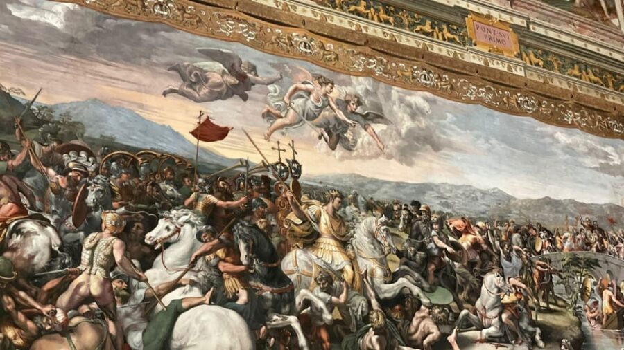 Rome: Excursion to the Vatican Museums - Gallery of Tapestries and Gallery of Maps: power shown as art and information
