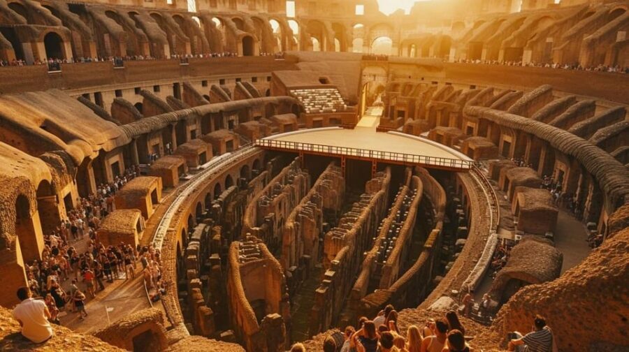 Rome: Golden Hour Expereince at the Colosseum with a Guide - Inside the Colosseum: what your first and second levels actually mean