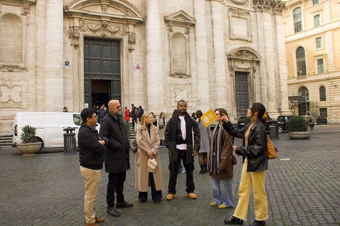 Rome Jubilee Walking Tour of Churches, Bridges & Legends - Via dei Coronari: the pilgrim street with a caution label