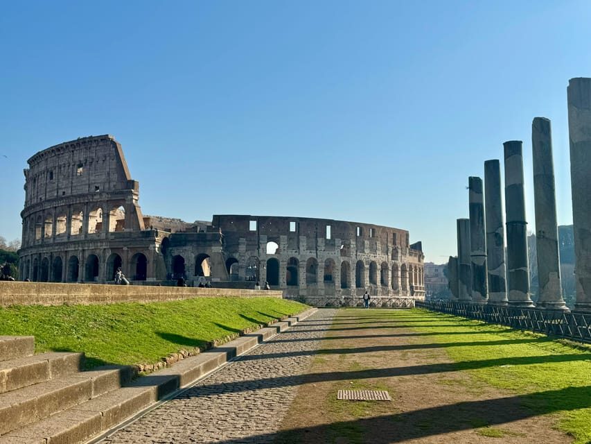Rome: Private Colosseum Experience and Ancient Ruins Tour - Colosseum entry: seeing the arena with the right timing