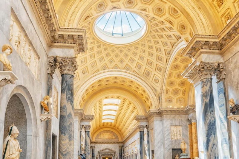 Rome: Vatican Museums, Sistine Chapel, and St. Peter's Tour - Vatican Museums Highlights: Maps and the Courtyard of the Pigna