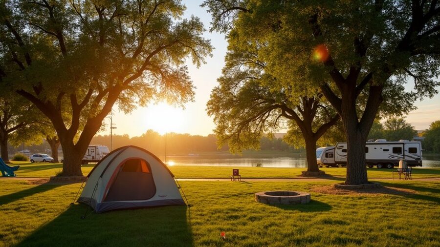 rustic budget urban camping