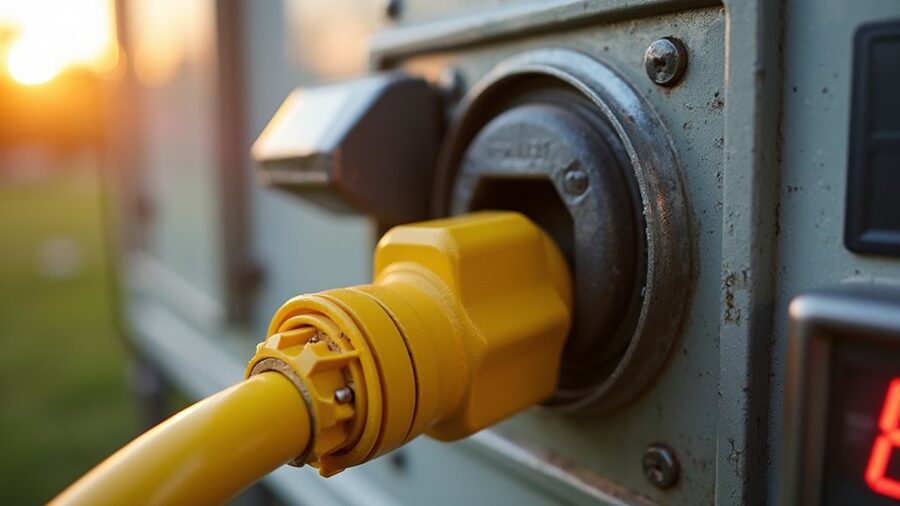 safe rv power connection