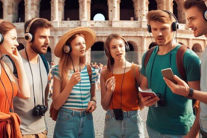 Self Guided Audio Tour-Coliseum & the Gladiator's Legends - Getting the Audio to Play: Headphones, Maps, and Offline Chapters