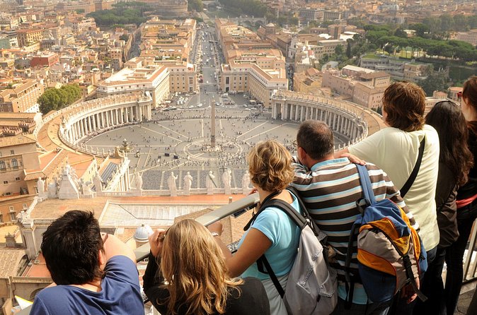 Skip-the-Line St.Peter's Dome, Vatican and Sistine Chapel Tour - St. Peter’s Square: finishing with fresh air and scale