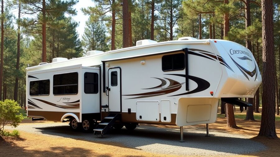 spacious fifth wheel rv rental