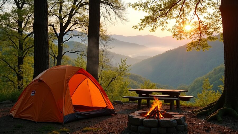 spring camping in virginia