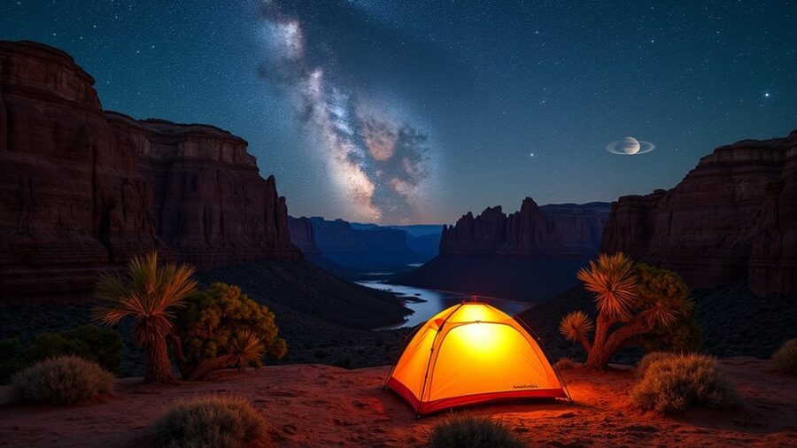 stargazing at dead horse
