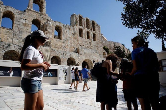 The Acropolis Treasure Hunt: Licensed Guide + Interactive Puzzles - Price and value: $60.34 for a guide-led game with props
