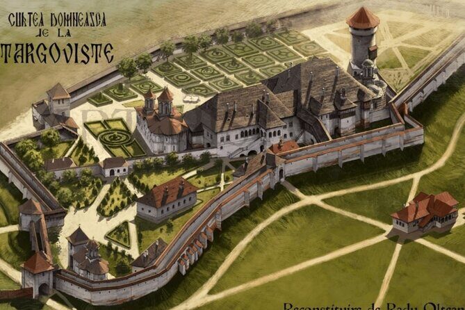 The Real Dracula's Castle in Targoviste, Winery and Dracula' Tomb - Princely Court at Târgoviște: where Brâncoveanu and Vlad the Impaler fit