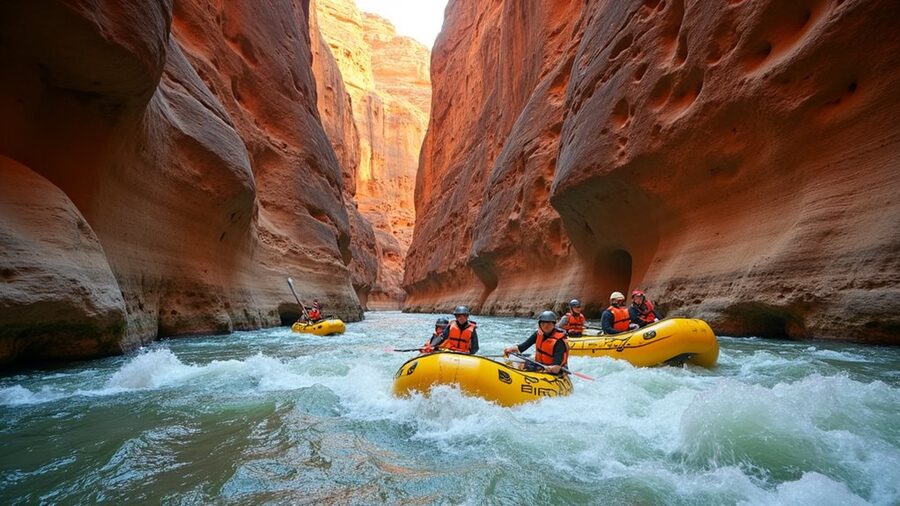 thrilling green river rafting