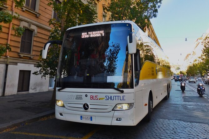 Transfer Fiumicino Airport from/to Vaticano shuttle bus - Airport-side boarding: T3 stall 16 and Fiumicino City