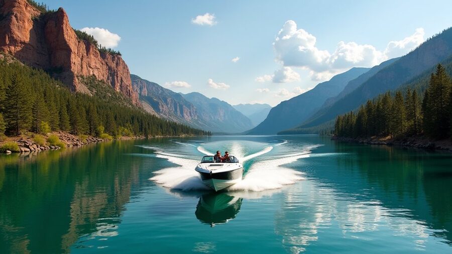 unrestricted boating and camping