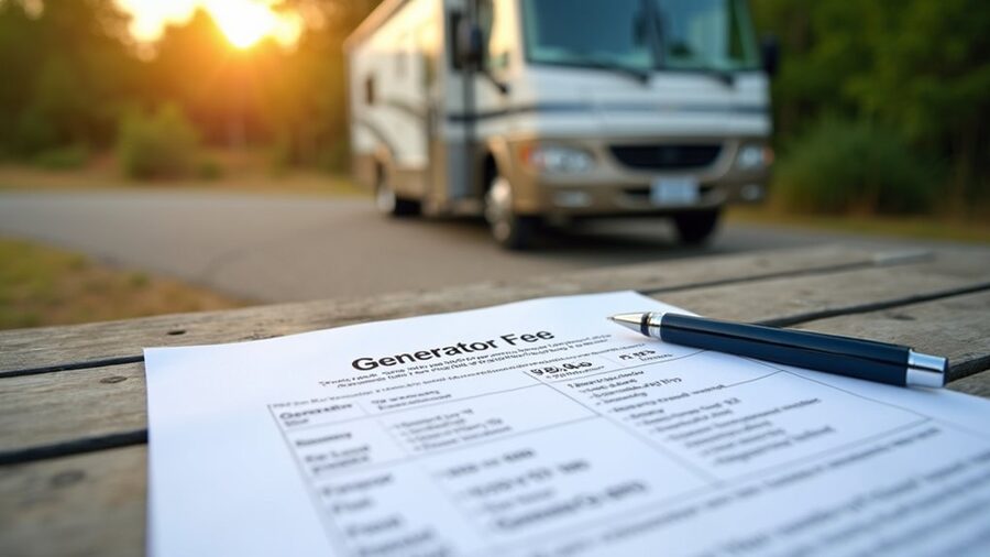 varying rv generator costs