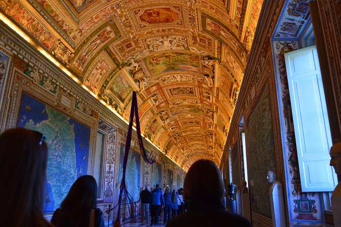 Vatican Museums with Sistine Chapel - Small Group Tour - Map Gallery and the Tapestry Gallery: instant wow factors