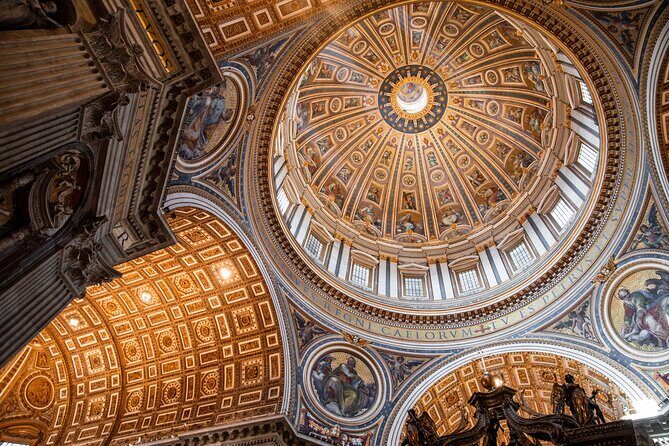 Vatican: St.Peter's Dome Tour with Basilica Access - St. Peter’s Basilica after the climb: how to make 15 minutes count