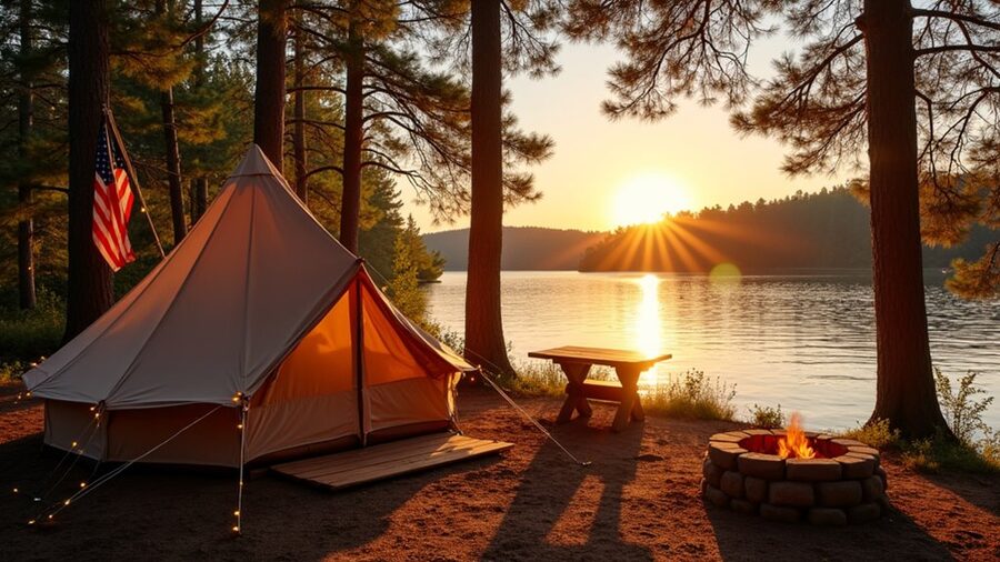 waterfront memorial day camping