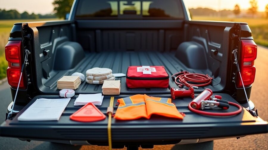 well organized emergency medical supplies